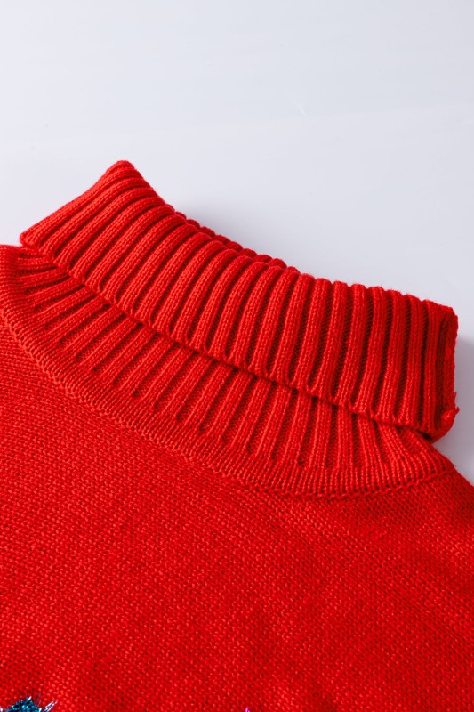 Christmas Holly Jolly Tinsel Turtleneck Sweater Shop Style & More | Fresh Looks, Everyday Deals & Free Shipping