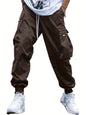 Men’s Multi‑Pocket Drawstring Cargo Pants FitiqueFit