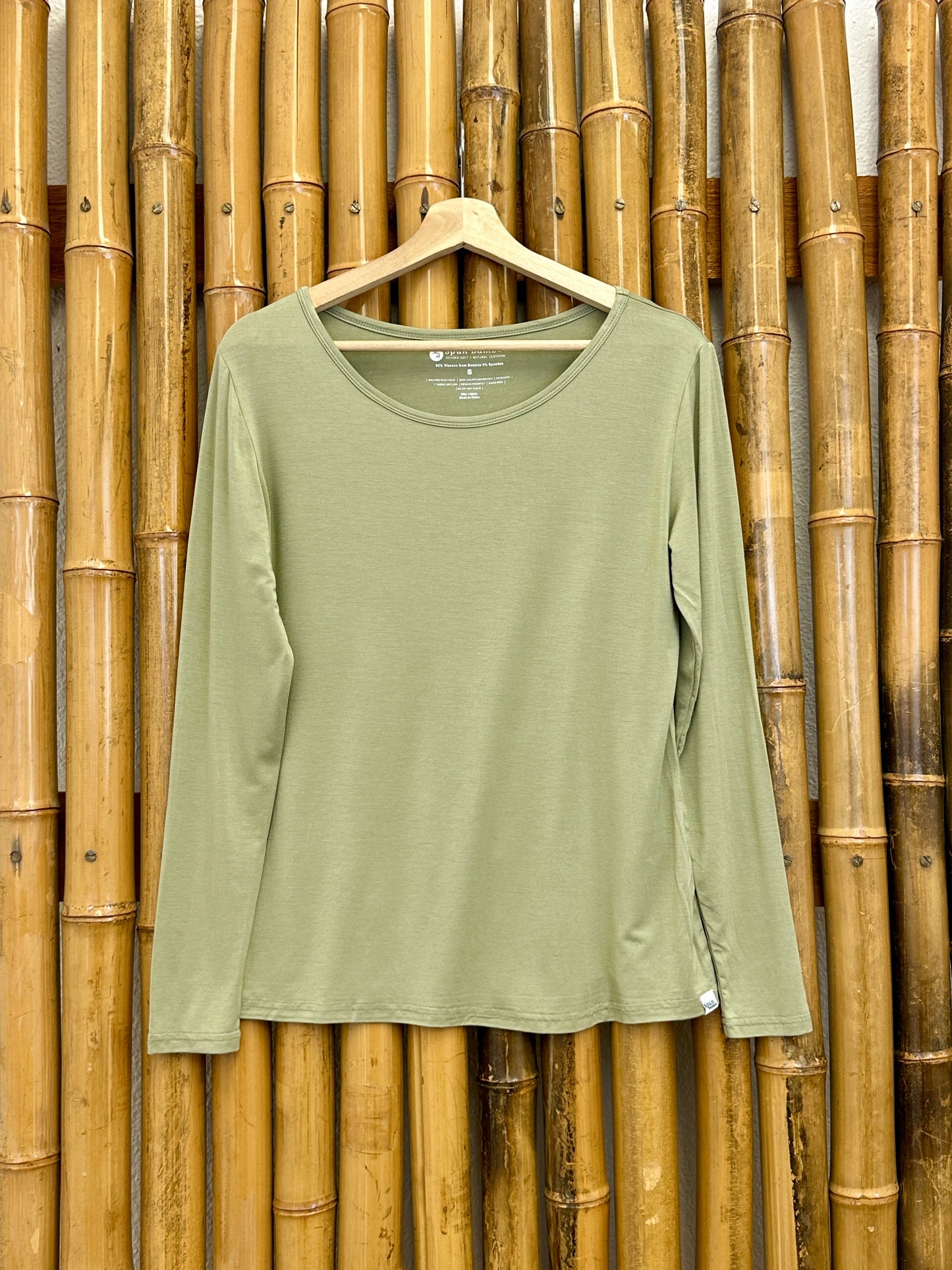 Women's Bamboo Lounge Long Sleeve T-Shirt Spun Bamboo