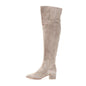 Desert Rose Suede Over the Knee Boots for Cowgirl Fashion - Comfortable & Stylish Country in My Heart