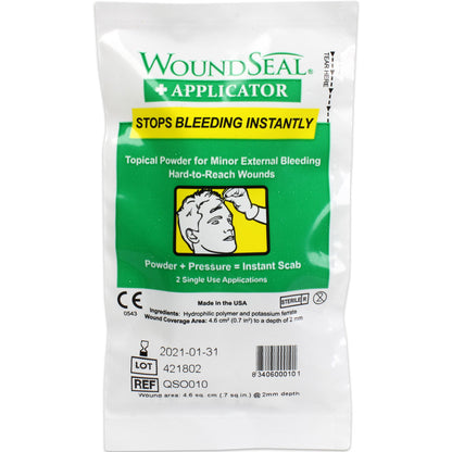 QR WoundSeal + Applicator for Nosebleeds, 2 Applications quakekits.com