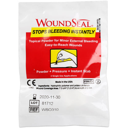 QR for Cuts & Lacerations - 2 Application / Pack quakekits.com