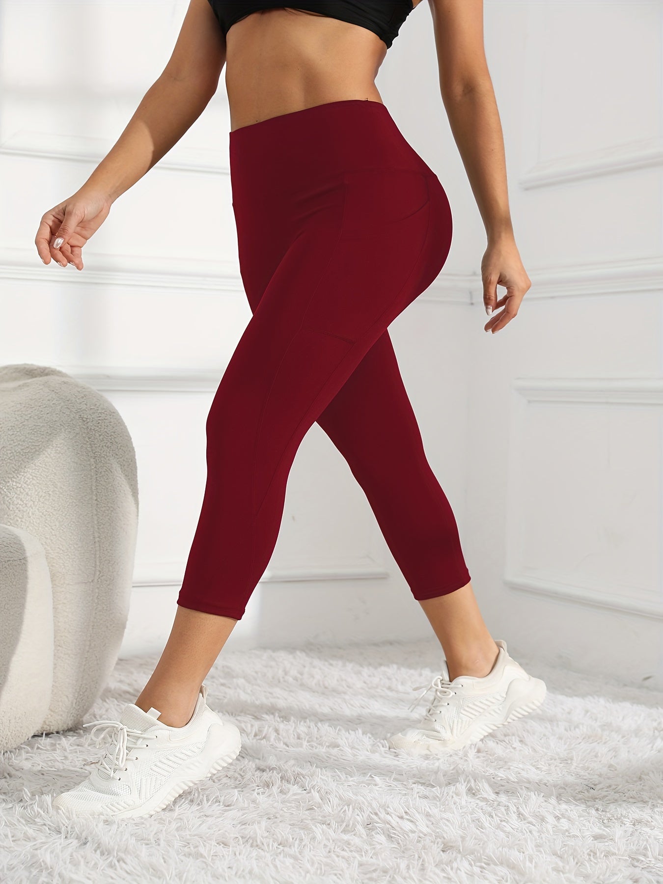 7-Point Athletic Pocketed Skin-Tight Fitness High-Waist Butt-Lifting Cycling Yoga Leggings NovaCart
