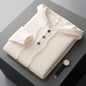 Men's American-style Warm High-grade Button Hoodie Sweater Grayceful LLC
