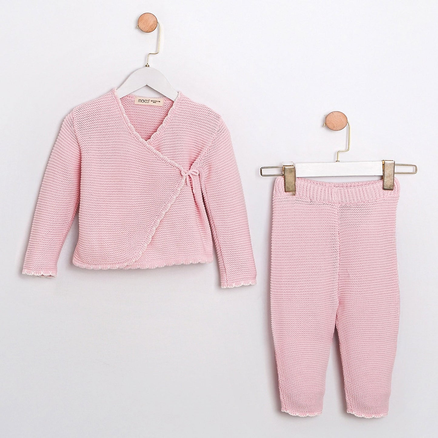Luna Knit Pink 2-Piece Set Honey and Hive