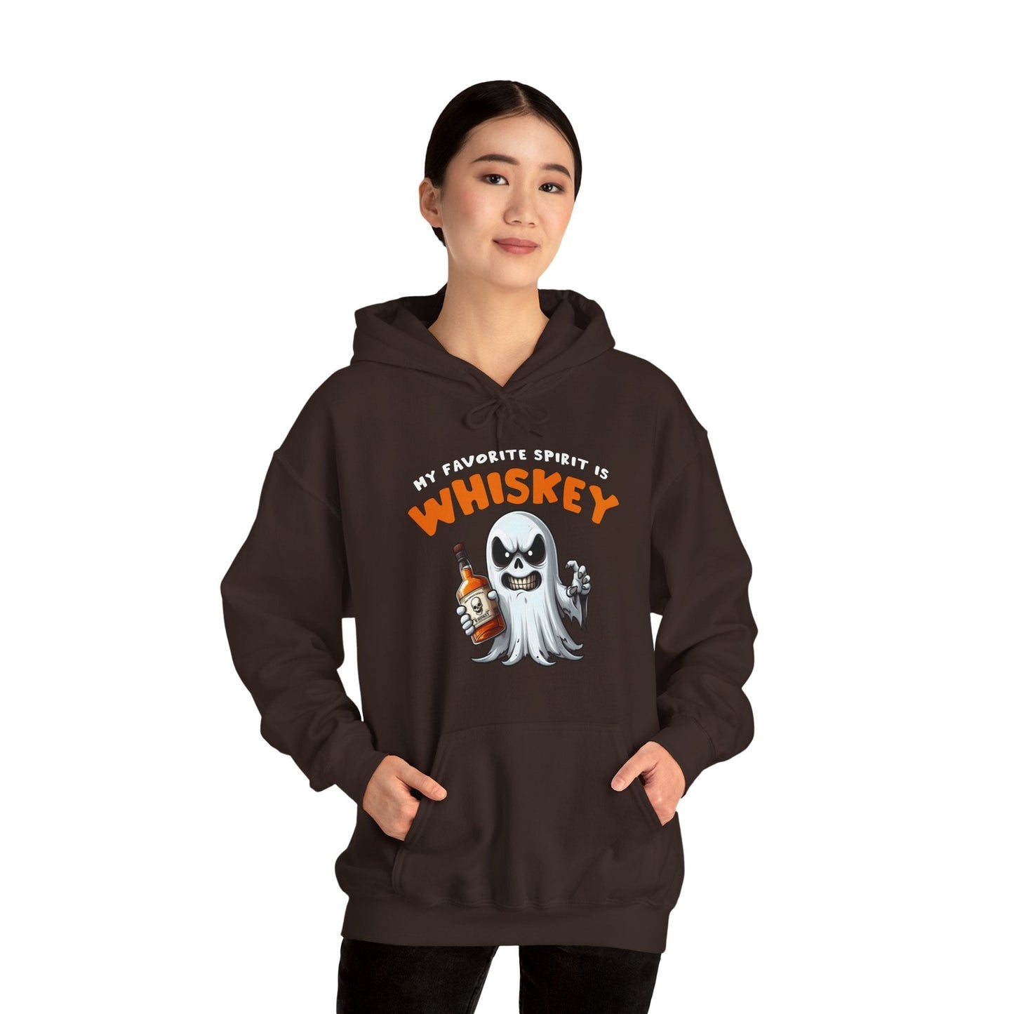 My Favorite Spirit Is Whiskey Hooded Sweatshirt The Devil's Pickle