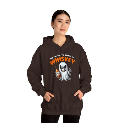 My Favorite Spirit Is Whiskey Hooded Sweatshirt The Devil's Pickle