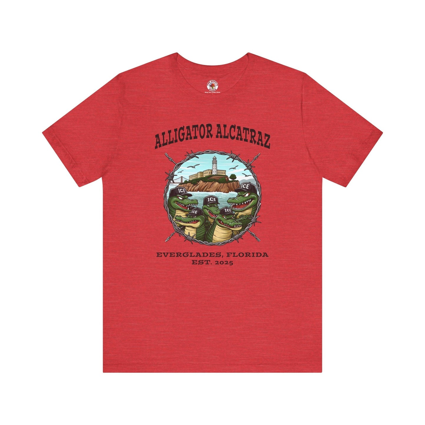 Alligator Alcatraz T-Shirt The Devil's Pickle
