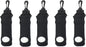 Golf Tee Holder Neoprene Golf Ball Carry Bag with Clip for Keychain, for 3 Balls and 3 Tees (5 Pieces)