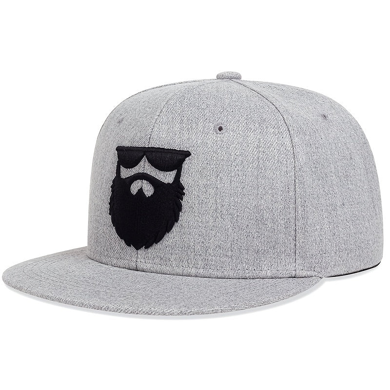 Men's Casual Beard Embroidered Baseball Cap, Ideal Choice For Gifts NovaCart
