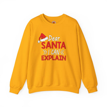 Dear Santa I Can Explain Crewneck Sweatshirt The Devil's Pickle