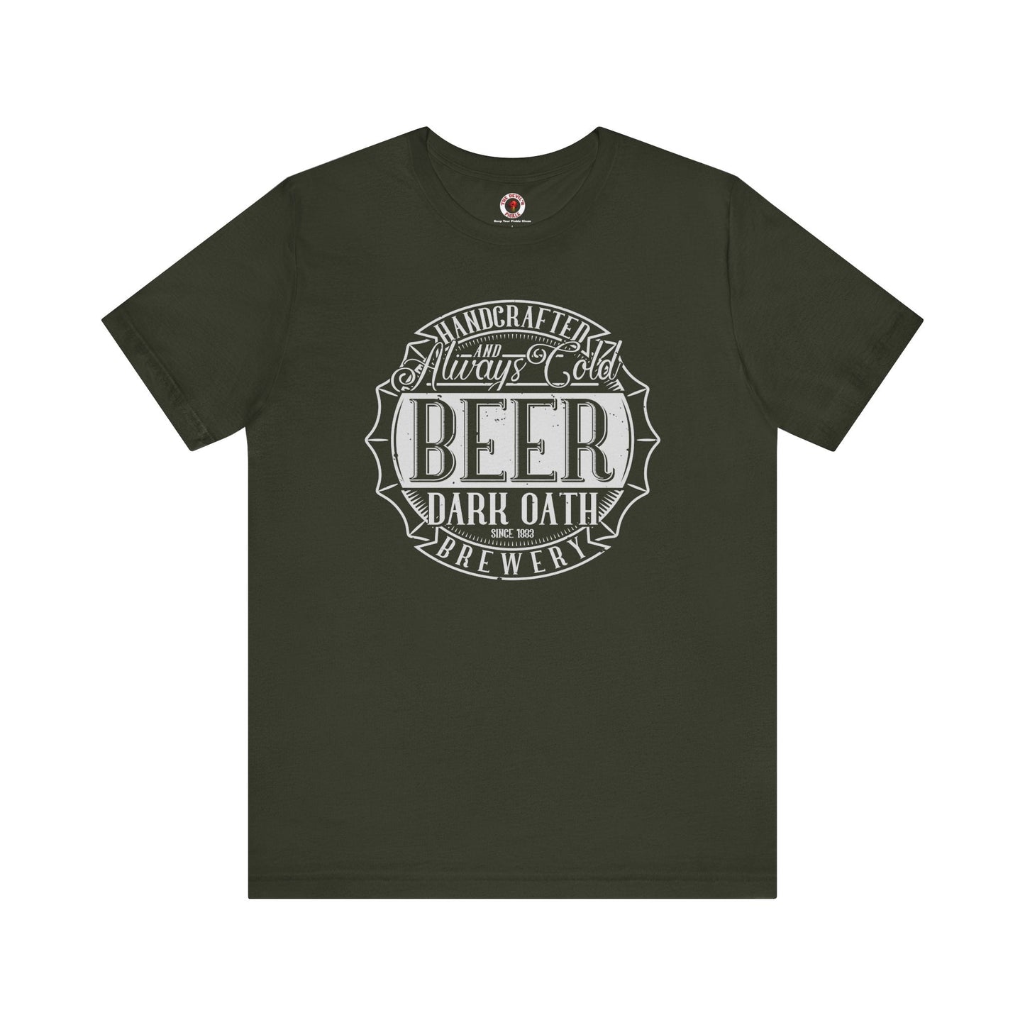 Handcrafted and Always Cold Beer T-Shirt The Devil's Pickle