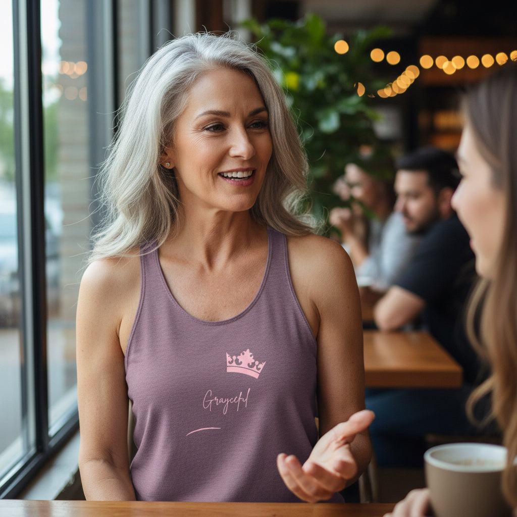 Women's Tri-Blend Racerback Tank Grayceful LLC