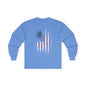 Distressed American Flag Long Sleeve Tee The Devil's Pickle