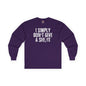 I Simply Don't Give A She/It Long Sleeve Tee The Devil's Pickle