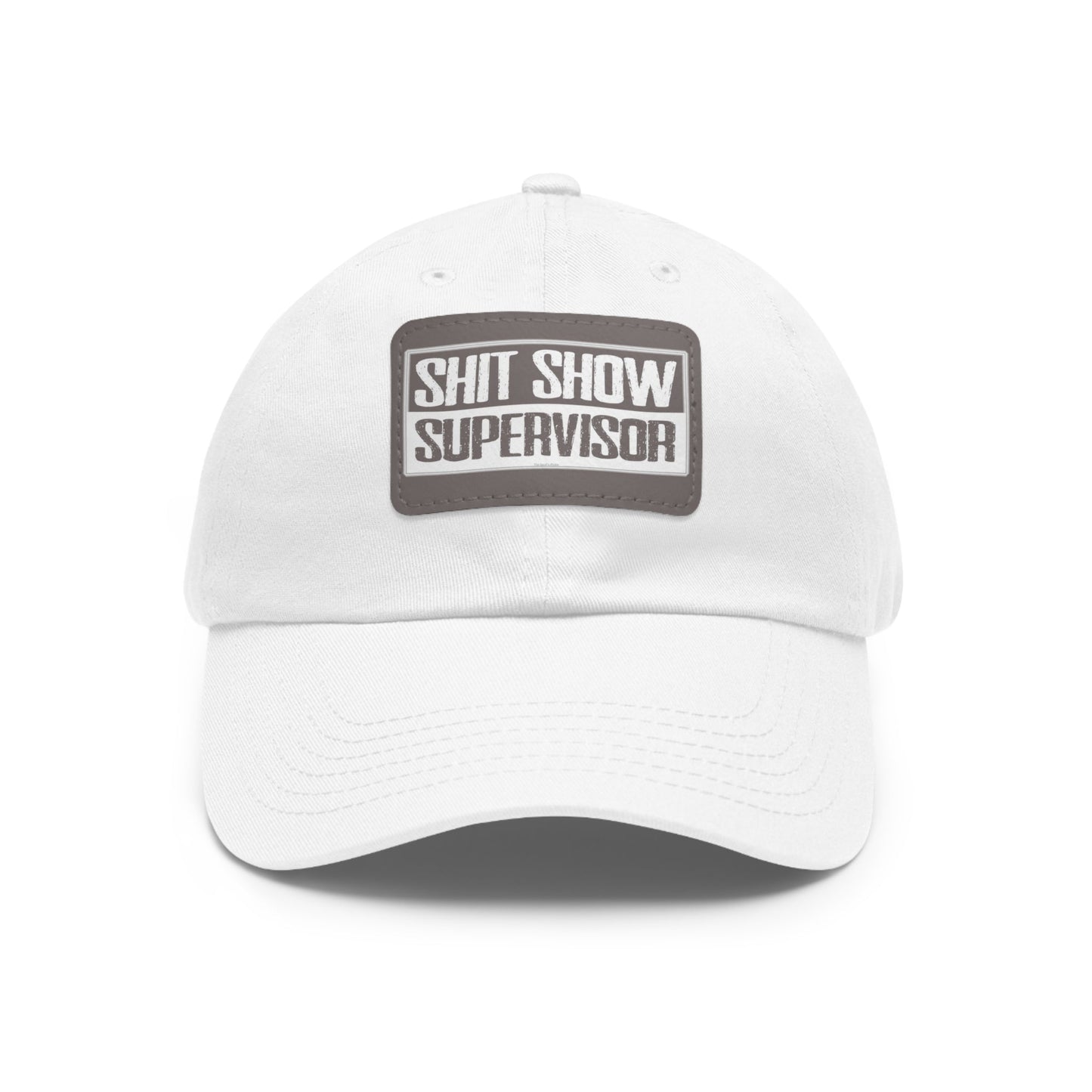 Shit Show Supervisor Hat with Leather Patch The Devil's Pickle