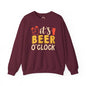 It's Beer O'clock Crewneck Sweatshirt The Devil's Pickle