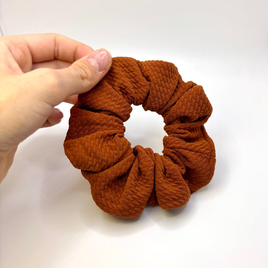 Mini Rustic Orange Bullet Scrunchie Enchanted Scrunch