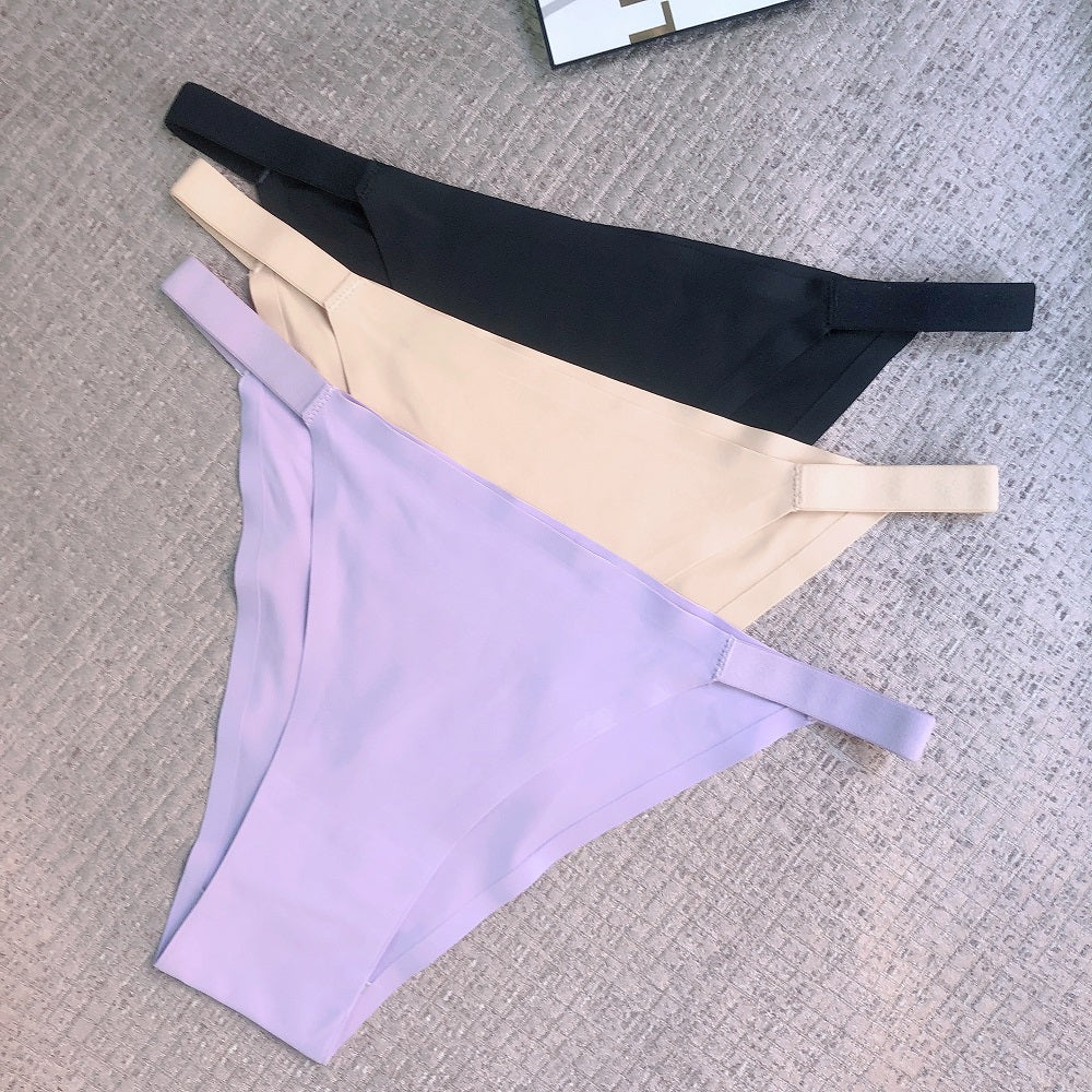 5pcs Women's Low-Rise Bikini Underwear - Solid Color Full Coverage Triangle Briefs with Low-Rider Waistband, Non-Sheer Sexy Panties for Gym, Yoga, Casual Attire (Multicolor Pack) NovaCart