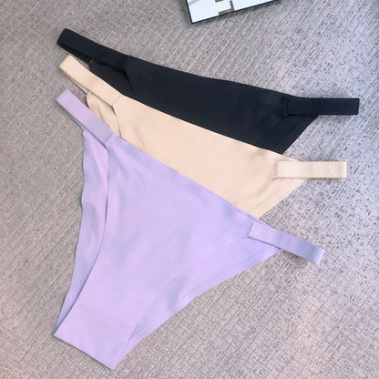 5pcs Women's Low-Rise Bikini Underwear - Solid Color Full Coverage Triangle Briefs with Low-Rider Waistband, Non-Sheer Sexy Panties for Gym, Yoga, Casual Attire (Multicolor Pack) NovaCart