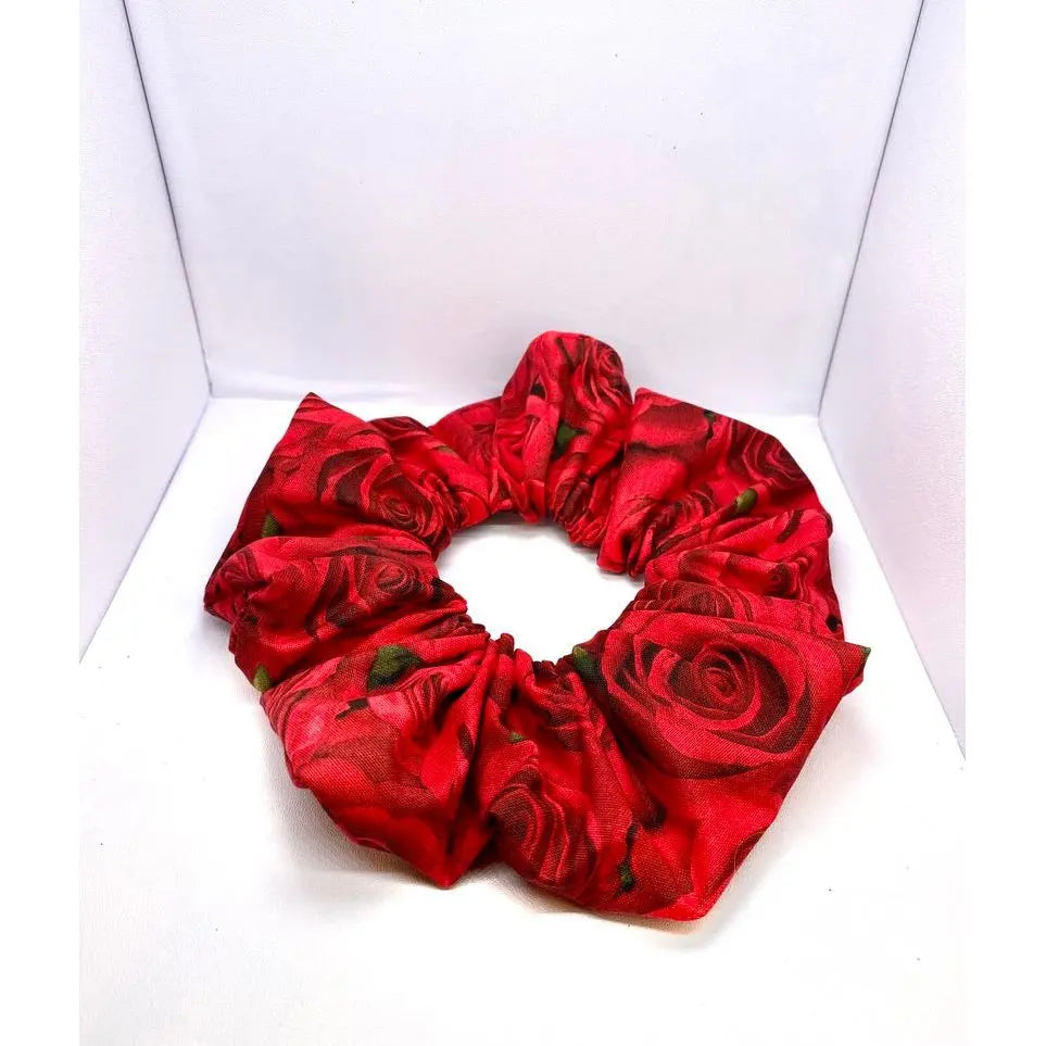 Red Roses Scrunchie Enchanted Scrunch