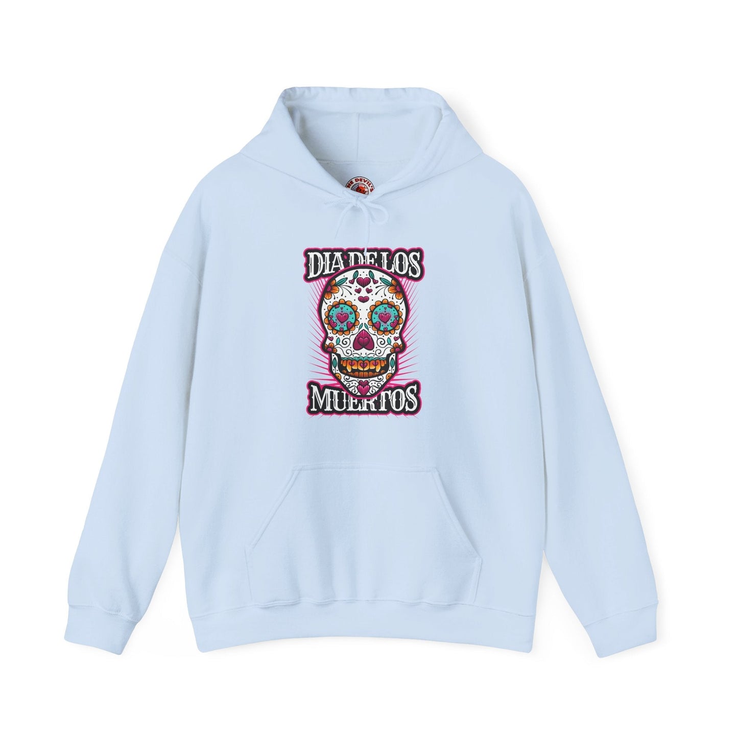 Dia De Los Muertos Skull Hooded Sweatshirt The Devil's Pickle
