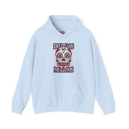 Dia De Los Muertos Skull Hooded Sweatshirt The Devil's Pickle