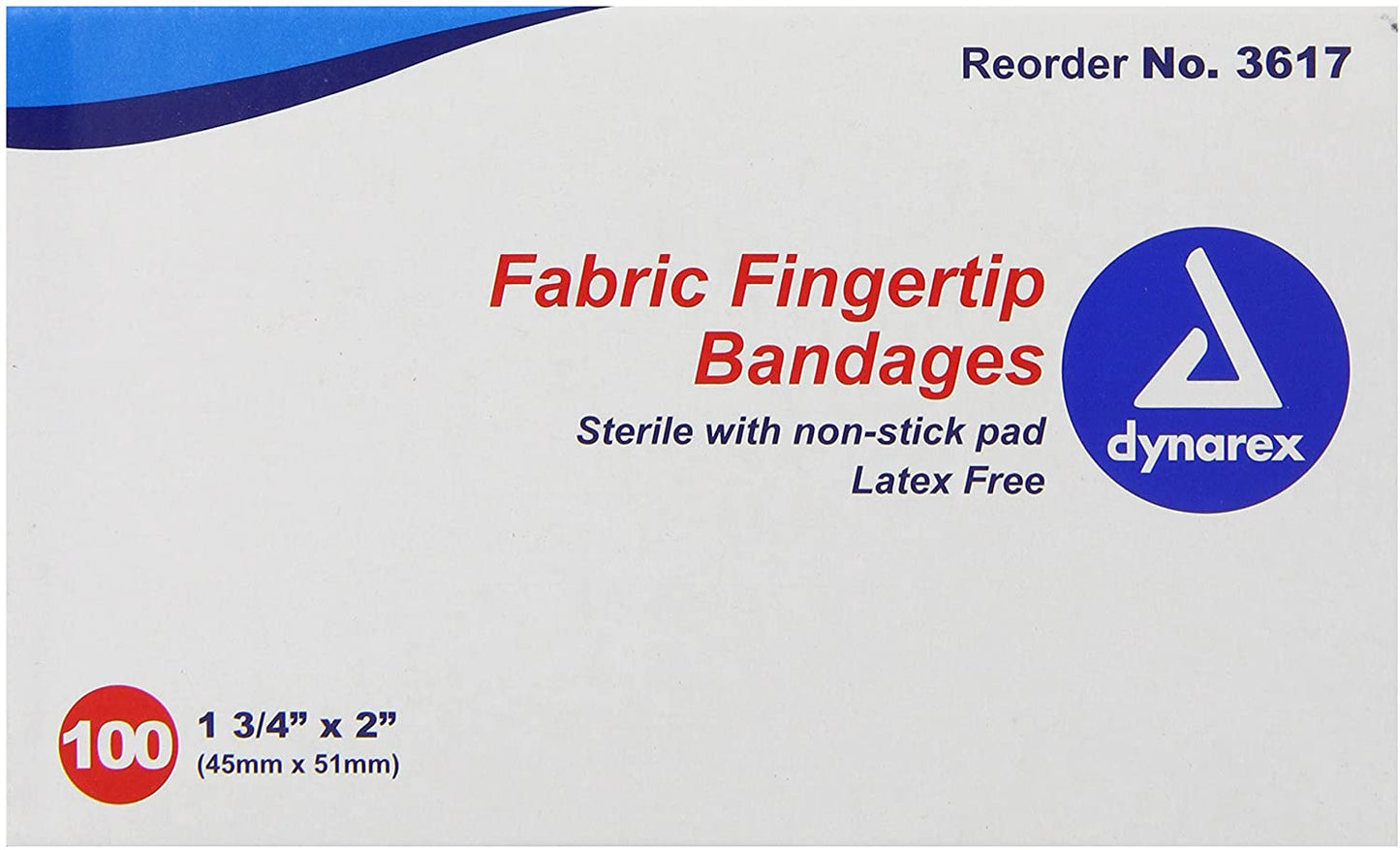 Fabric, Fingertip Bandage, 100 Per Box quakekits.com