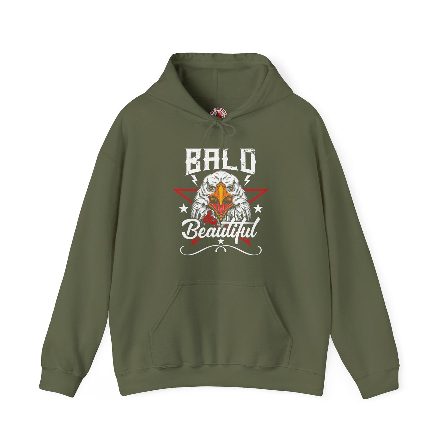 Bald And Beautiful Hooded Sweatshirt The Devil's Pickle