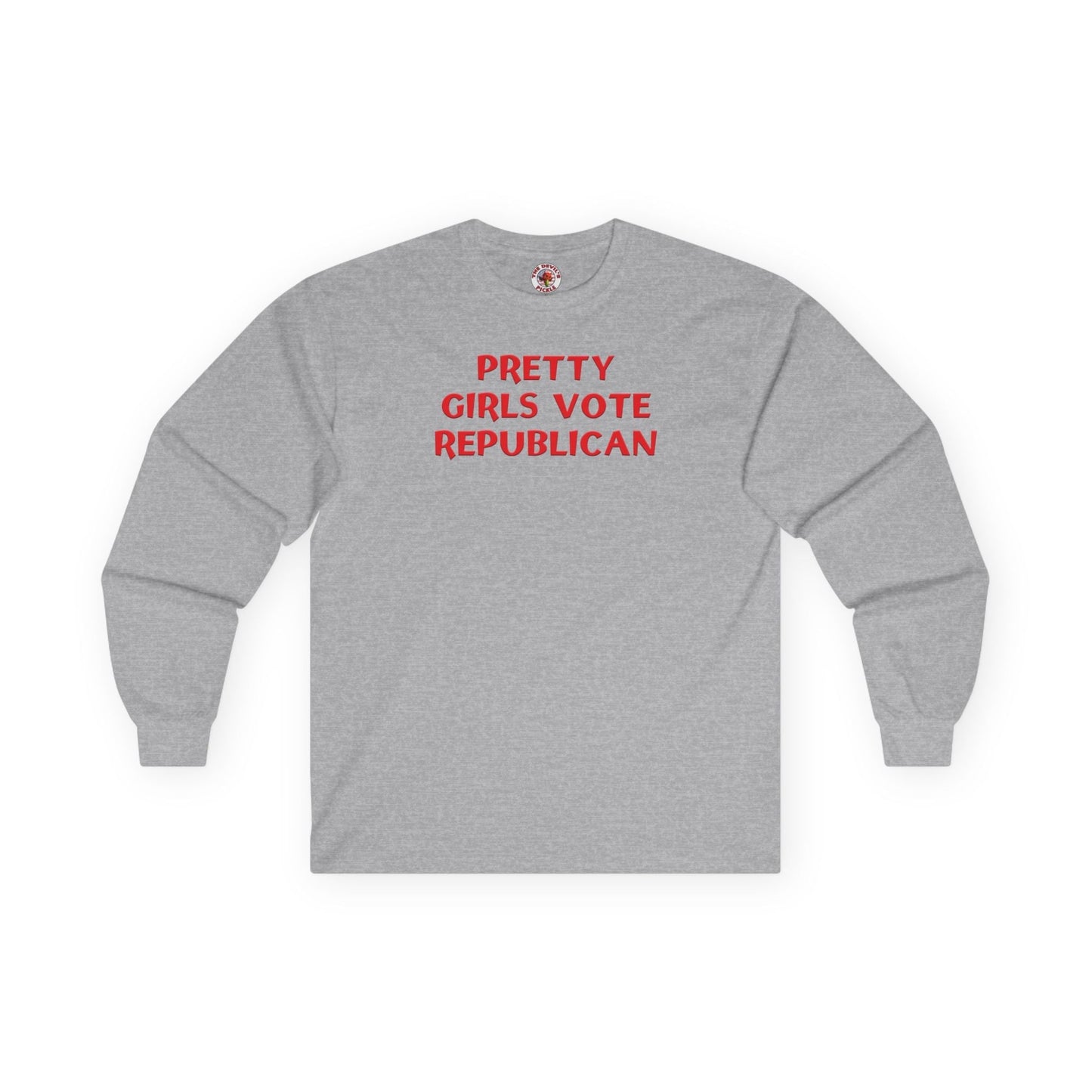 Pretty Girls Vote Republican Long Sleeve Tee The Devil's Pickle