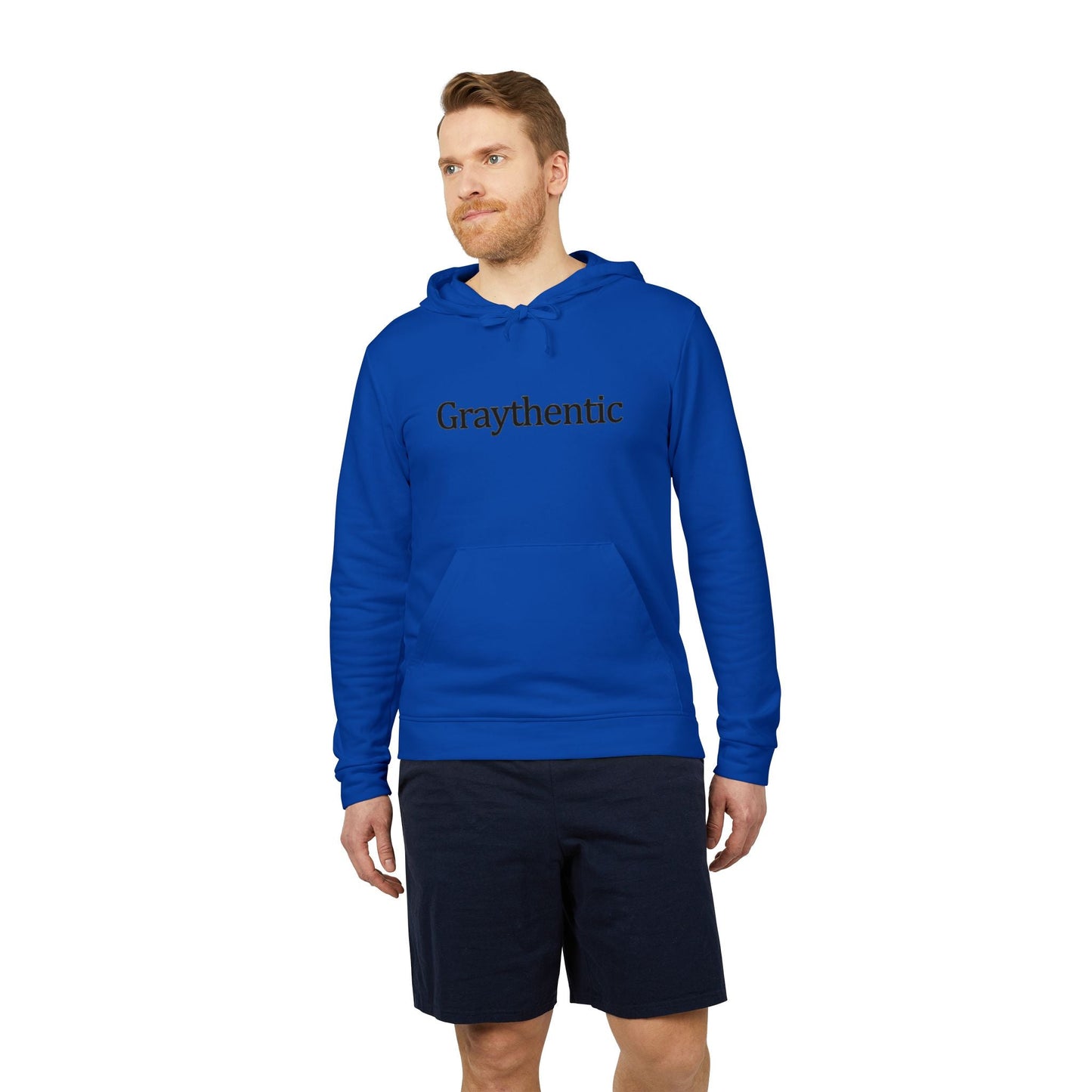 adidas Unisex Fleece Hoodie "Graythentic" Grayceful LLC