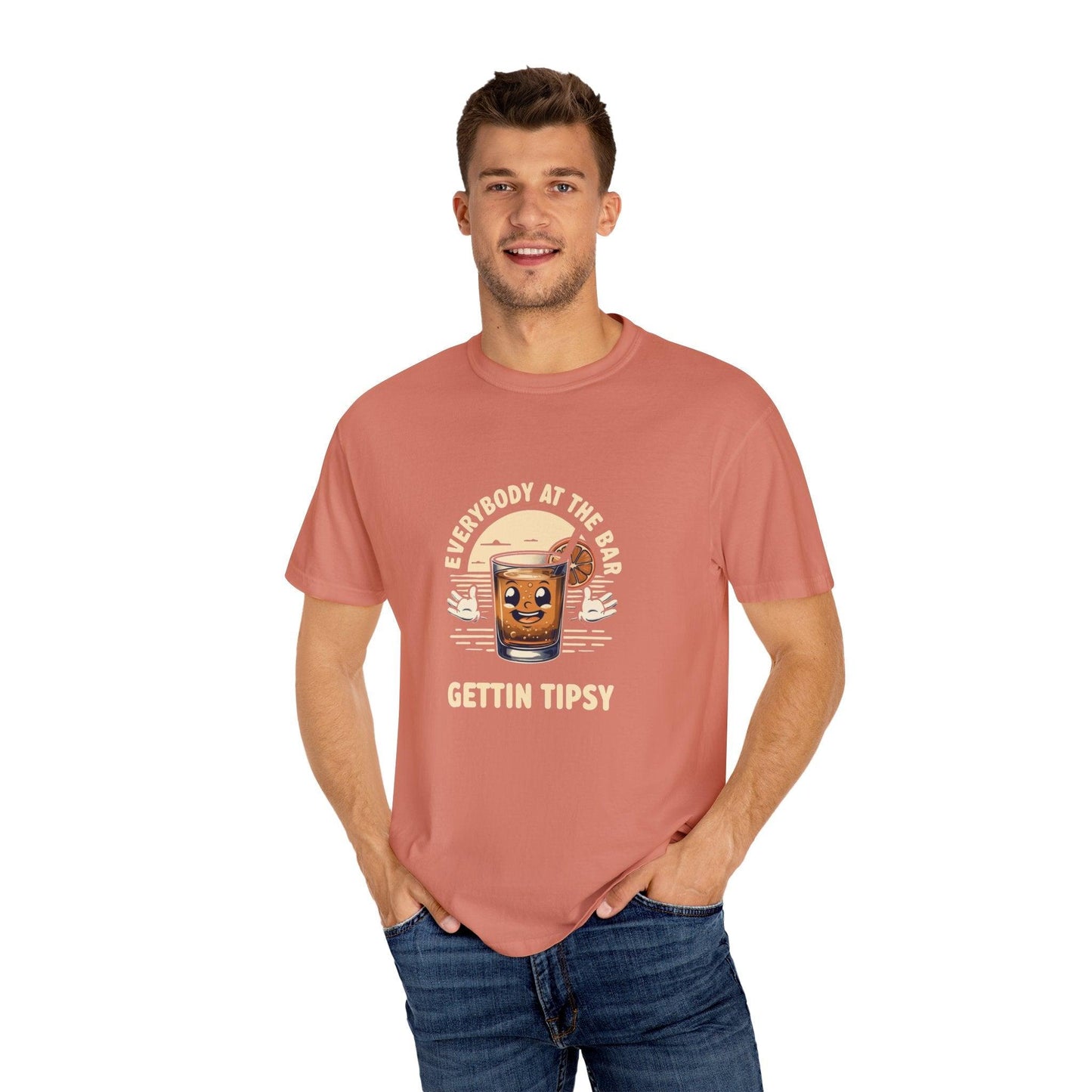 Everybody at the Bar Gettin Tipsy Unisex Garment-Dyed T-Shirt Country in My Heart