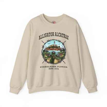 Alligator Alcatraz Crewneck Sweatshirt The Devil's Pickle