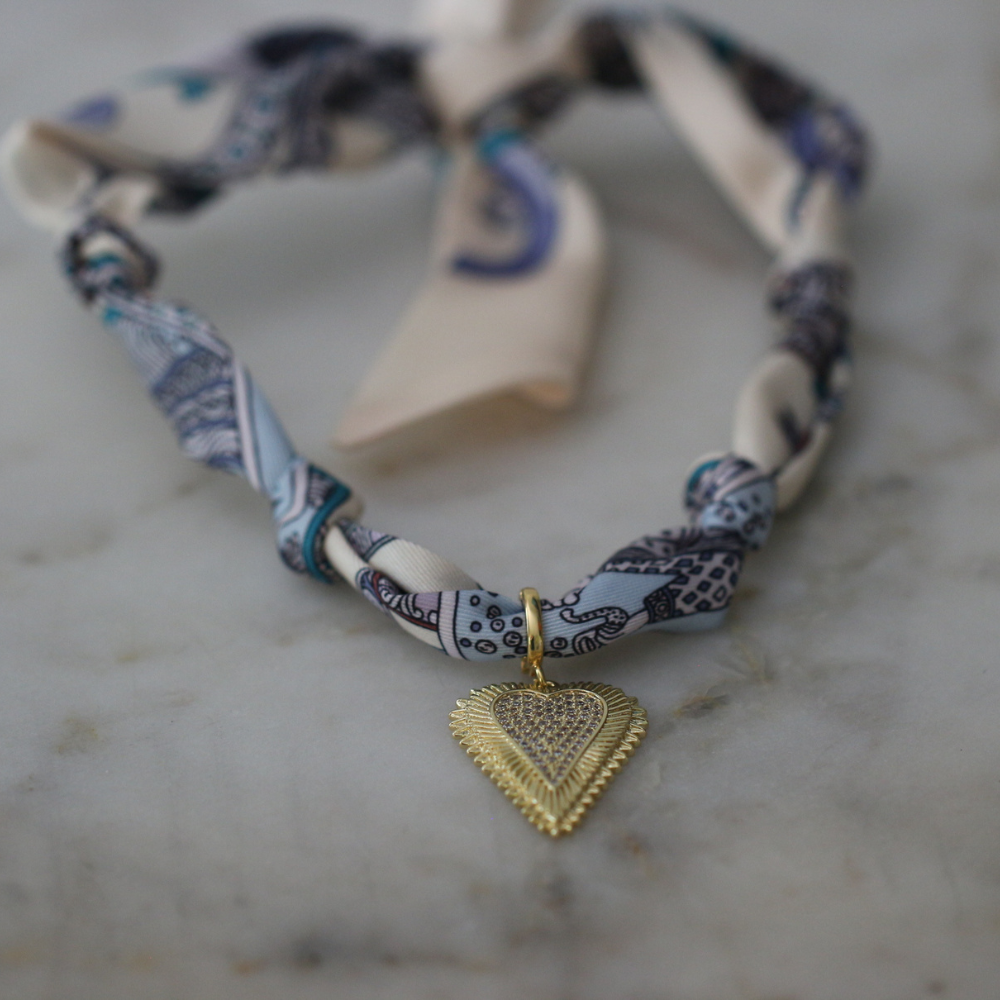 Prairie Sky Scarf Necklace Deep South Originals
