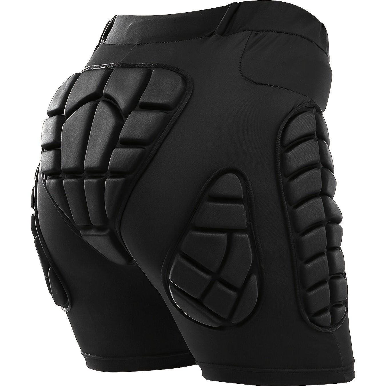 VEPAUS Breathable 3D Padded Shorts for Ice Hockey, Snowboarding, Gymnastics, Roller Skating - Moisture Wicking, Flexible, High Stretch Polyester Knit Fabric, Regular Fit, Four Seasons Sports Gear NovaCart