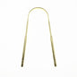 Stainless steel 304 tongue scraper, tongue coating cleaner, tongue scraper, tongue coating brush, oral care tool