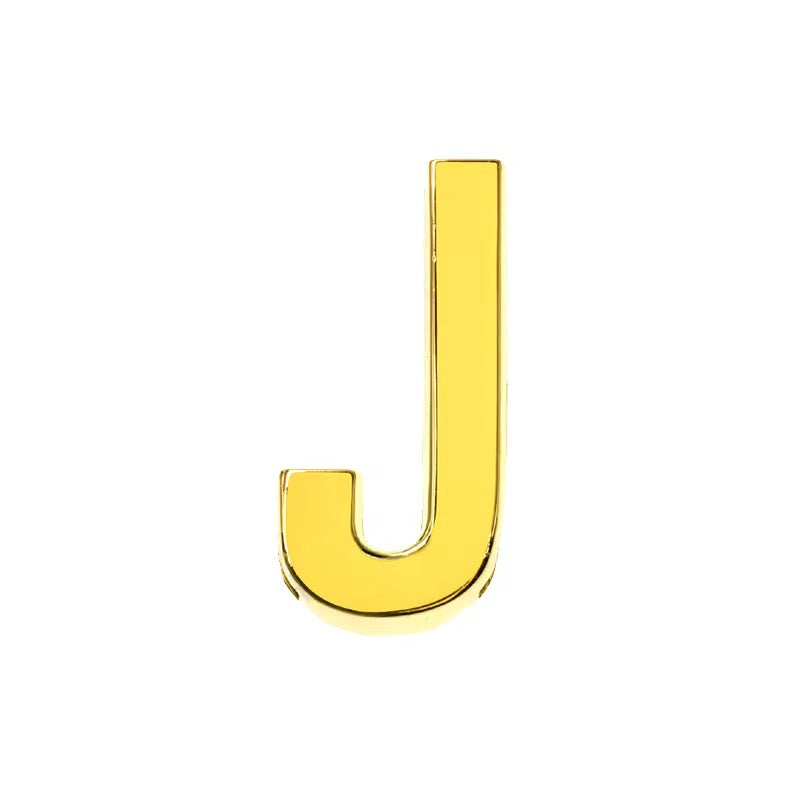 Scarf Slide Letters – 30mm – 14K Gold Non Tarnish Deep South Originals