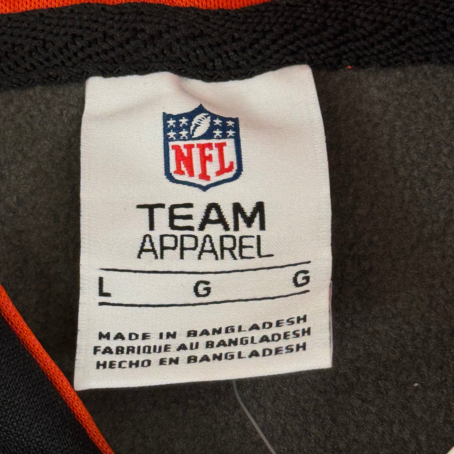 NFL Cincinnati Bengals Hoodie AFC North Sweatshirt Pullover SZ L Black 1802967 PayWut