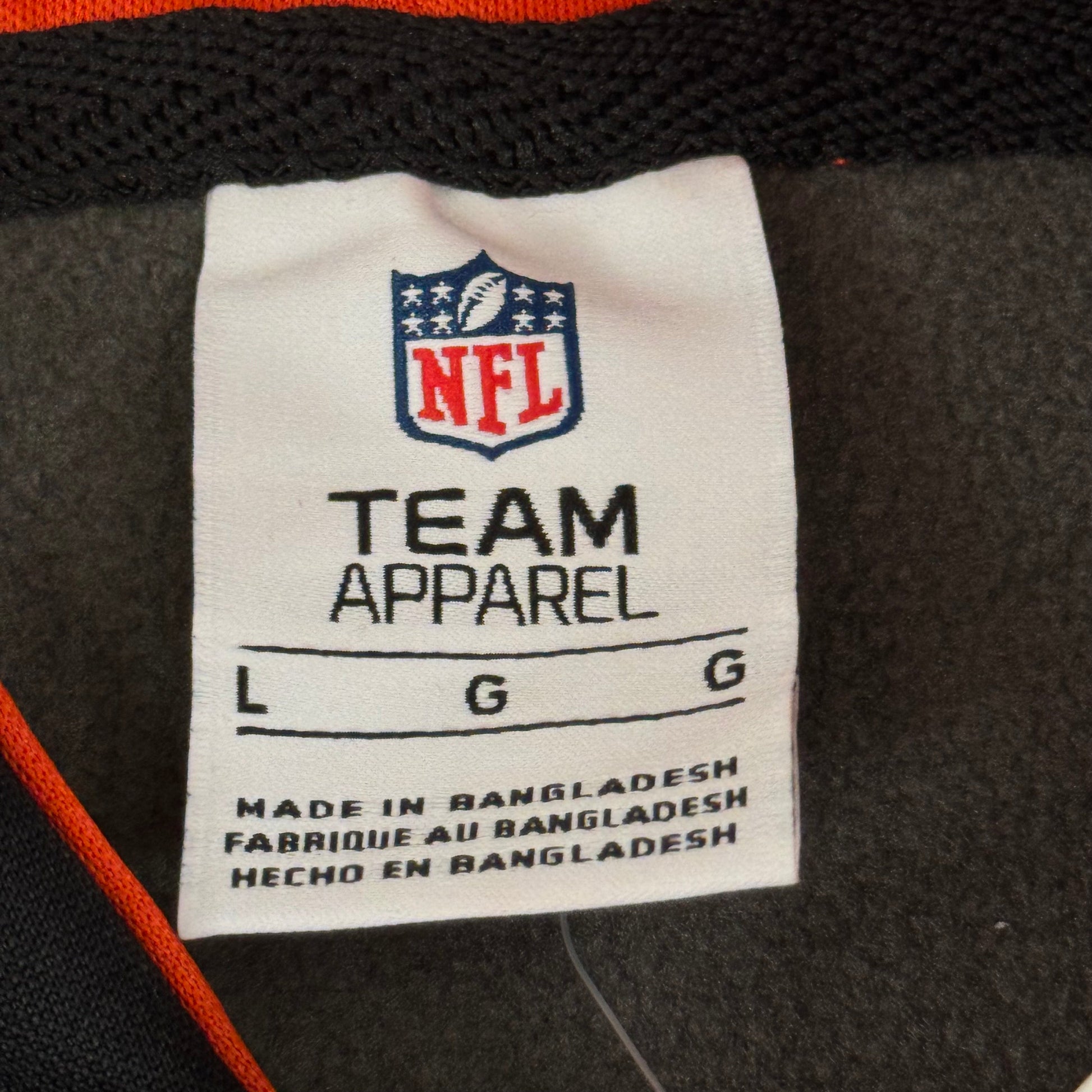 NFL Cincinnati Bengals Hoodie AFC North Sweatshirt Pullover SZ L Black 1802967 PayWut