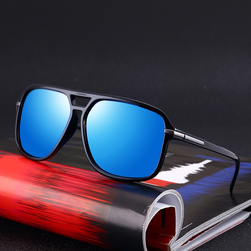 Oversized Sunglasses Men Polarized Mirror Goggles Driving Sun Glasses FitiqueFit