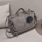 Rustic Charm Leather Shoulder Bag – Stylish Cowgirl Handbag Country in My Heart