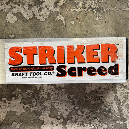 KRAFT TOOL CO. Striker Screed 120” x 1 1/2” x 3 1/2” ALUMINUM CC612AL PayWut