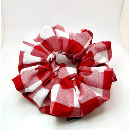Red Plaid 4th of July Scrunchie Enchanted Scrunch