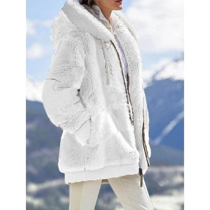 Plush Zipper Hooded Jacket | Warm, Cozy & Stylish for the Cowgirl Lifestyle Country in My Heart