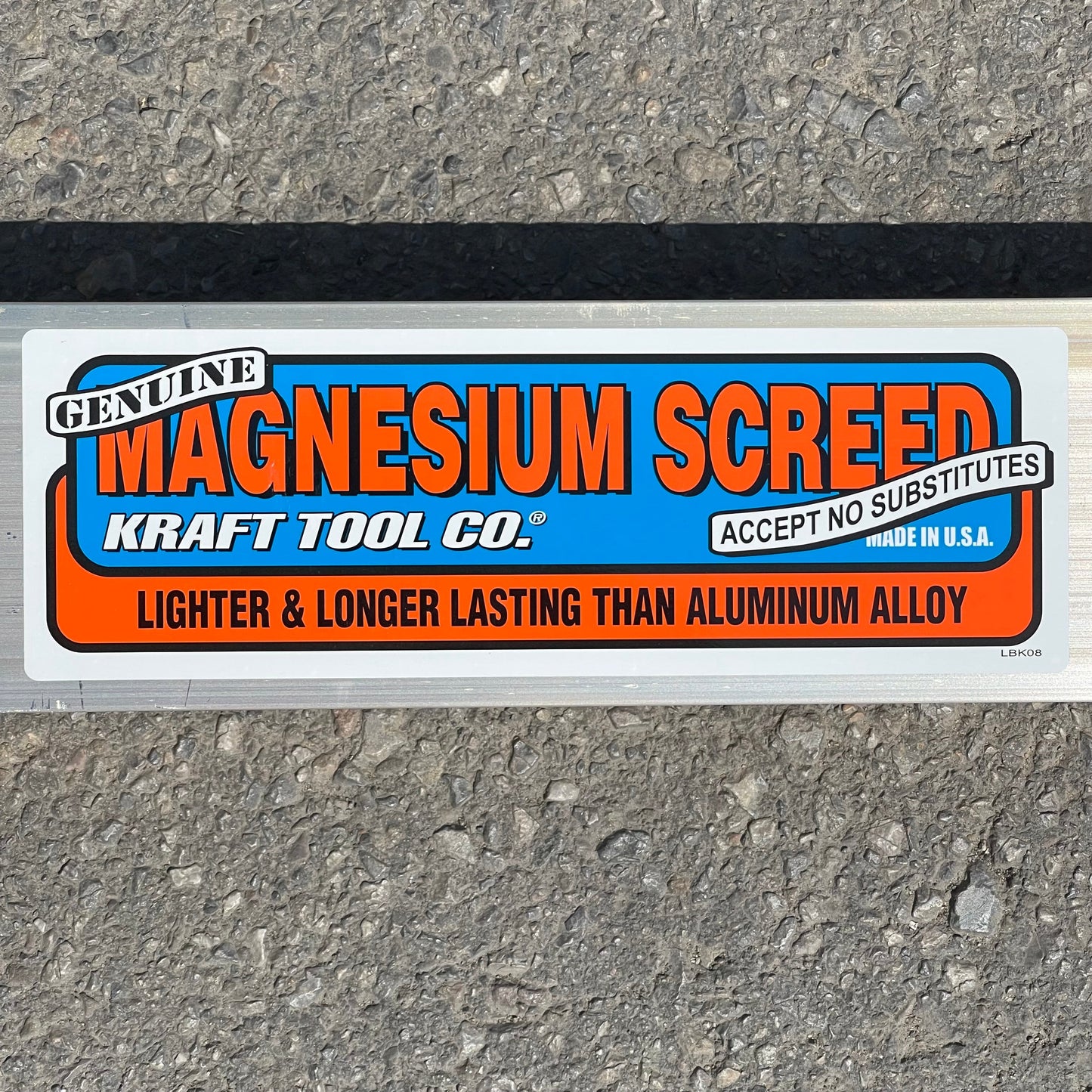 Z@ KRAFT TOOL CO. Magnesium Screed 14ft x 3-1/2” x 1-1/2” CC614 PayWut