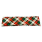 Green and Red Plaid Christmas Headband Enchanted Scrunch