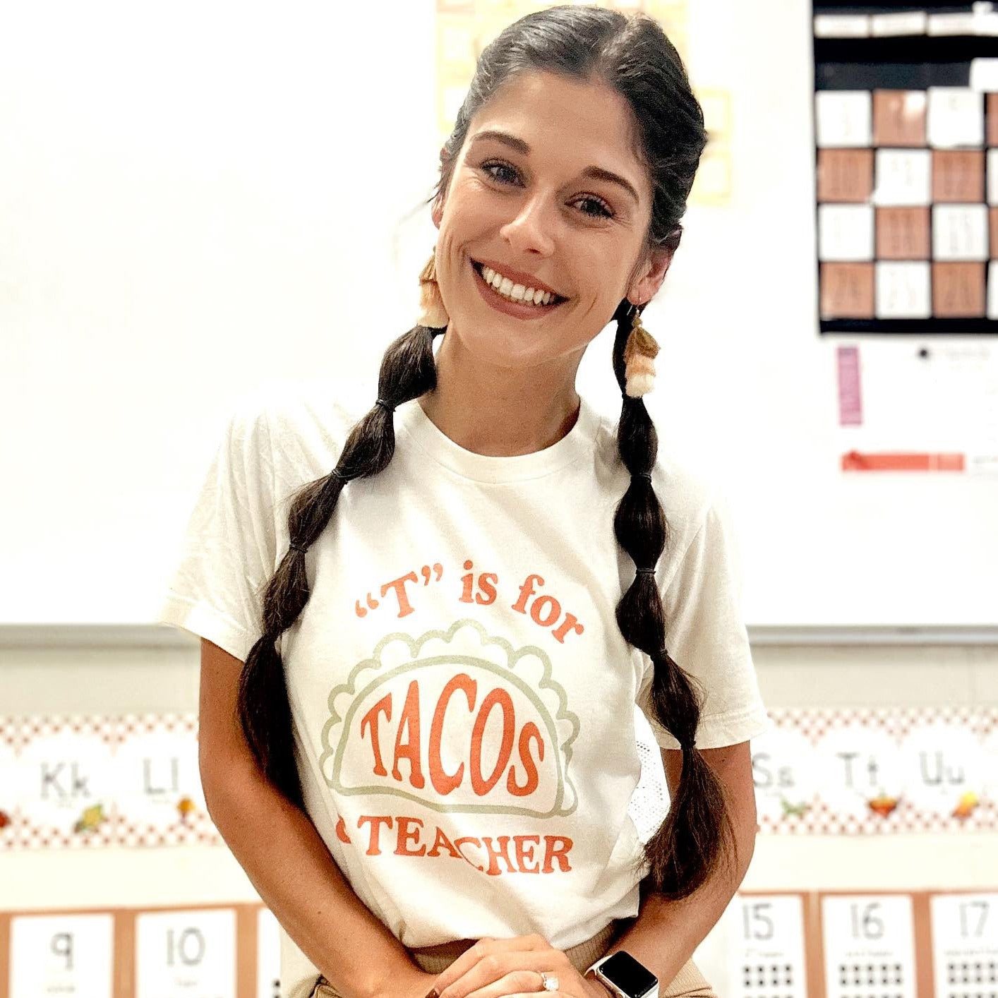 T is for Tacos and Teacher (Red and Green) Ivy + Cloth