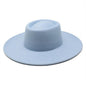 Ella Wide Brim Wool Jazz Hat – Stylish Felt Hat in 16 Colors Country in My Heart