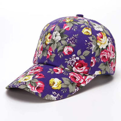 Floral Print Adjustable Baseball Cap Country in My Heart