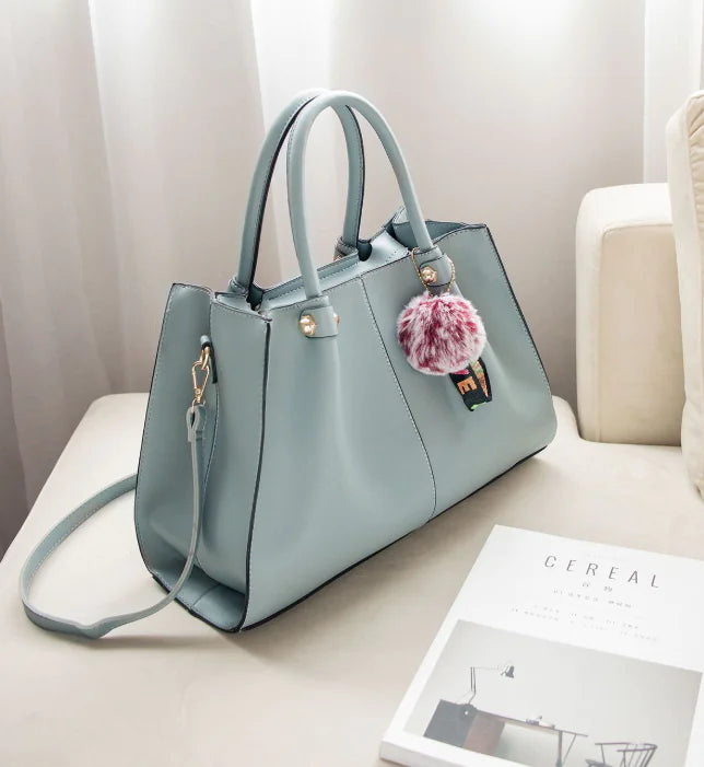 Fashionable Women's Crossbody and Tote Bag Set